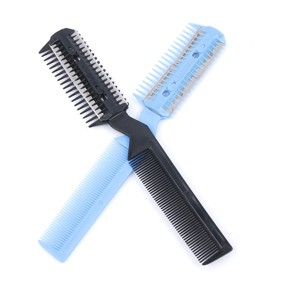 dog grooming comb with blade