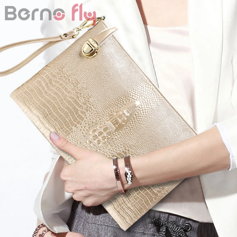 Bernofly женские вечерние сумки из натуральной кожи с цепочкой для женщин свадебная