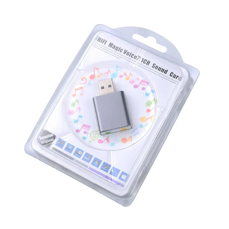 Kebidu USB Аудио Звуковая карта к разъему 3 5 мм адаптер для наушников микрофон