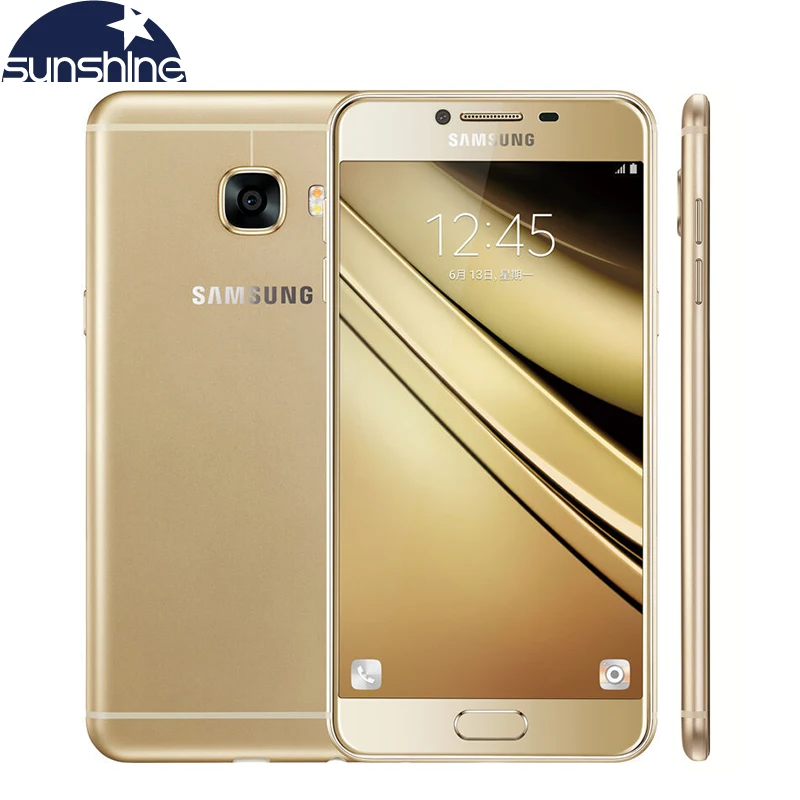 Оригинальный Samsung Galaxy C7 C7000 4 г LTE мобильный телефон Octa Core 5.7 &quot16.0MP ГБ Оперативная