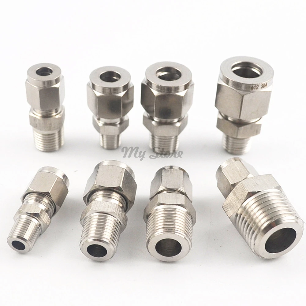 Tubo de acero inoxidable y conexión 304 SS tubo DSJ-M, YDF-LOK, lock-s, Conector de virola Tubo de acero inoxidable y conexión 304 SS tubo DSJ-M, YDF-LOK, lock-s, Conector de virola