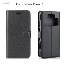 Чехол HUDOSSEN для Ulefone power 5, роскошный защитный чехол для телефона, чехол для Ulefone power 5, откидная крышка, кошелек, кожаные сумки