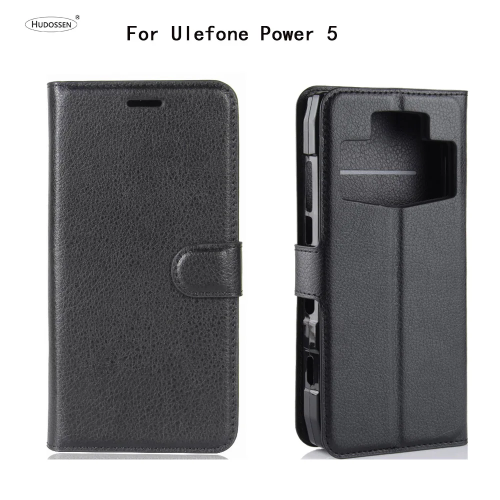 Чехол HUDOSSEN для Ulefone Power 5 роскошный защитный чехол телефона откидной кошелек