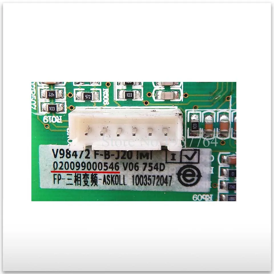 95% б/у для стиральной машины компьютерная плата 020099000546 0024000133C плата преобразования частоты Хорошая рабочая