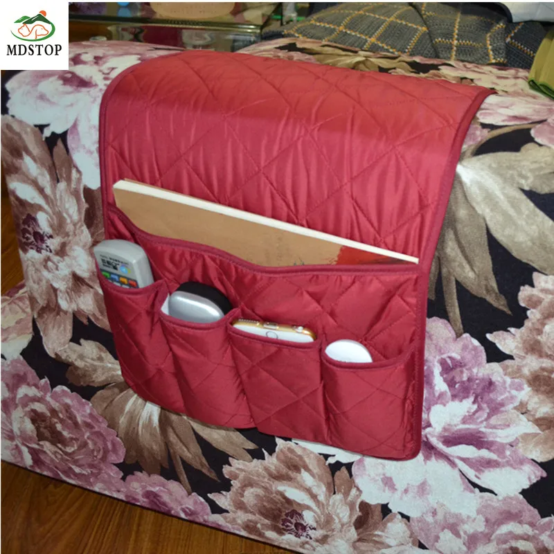 

MDSTOP 8 Colors Foldable Hanging Sofa Organizer TV Remote Control Holder Phone Receive Bag