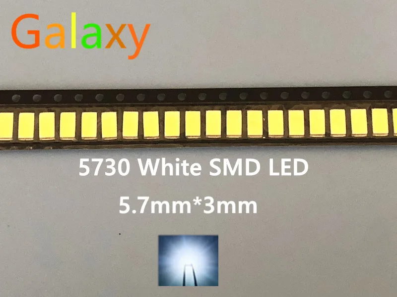 5630/5730-CW/WW 0 5 W-150Ma 50-55lm 6500K белый светильник SMD 5730 5630 теплый светодиодный диоды для