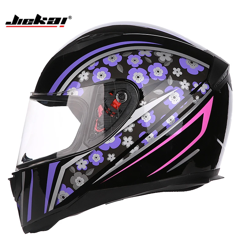 Новое прибытие бренд JIEKAI анфас мотоциклетный шлем безопасности мотоциклетный шлем для мужчин и женщин rider's gear - Цвет: b4