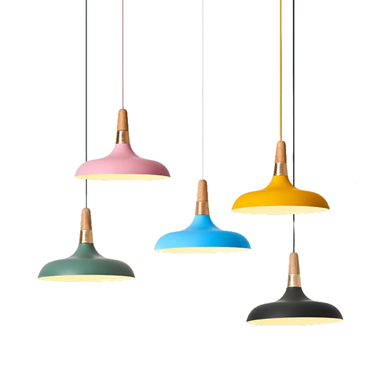 

Modern simple Nordic pendant lights restaurant individuality originality bar droplight Coffee shop macarons deco hanging light
