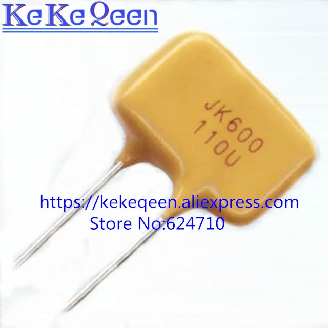 

10 шт./лот Самовосстанавливающийся Предохранитель JK600-110U 600V 110MA 0.11A PPTC