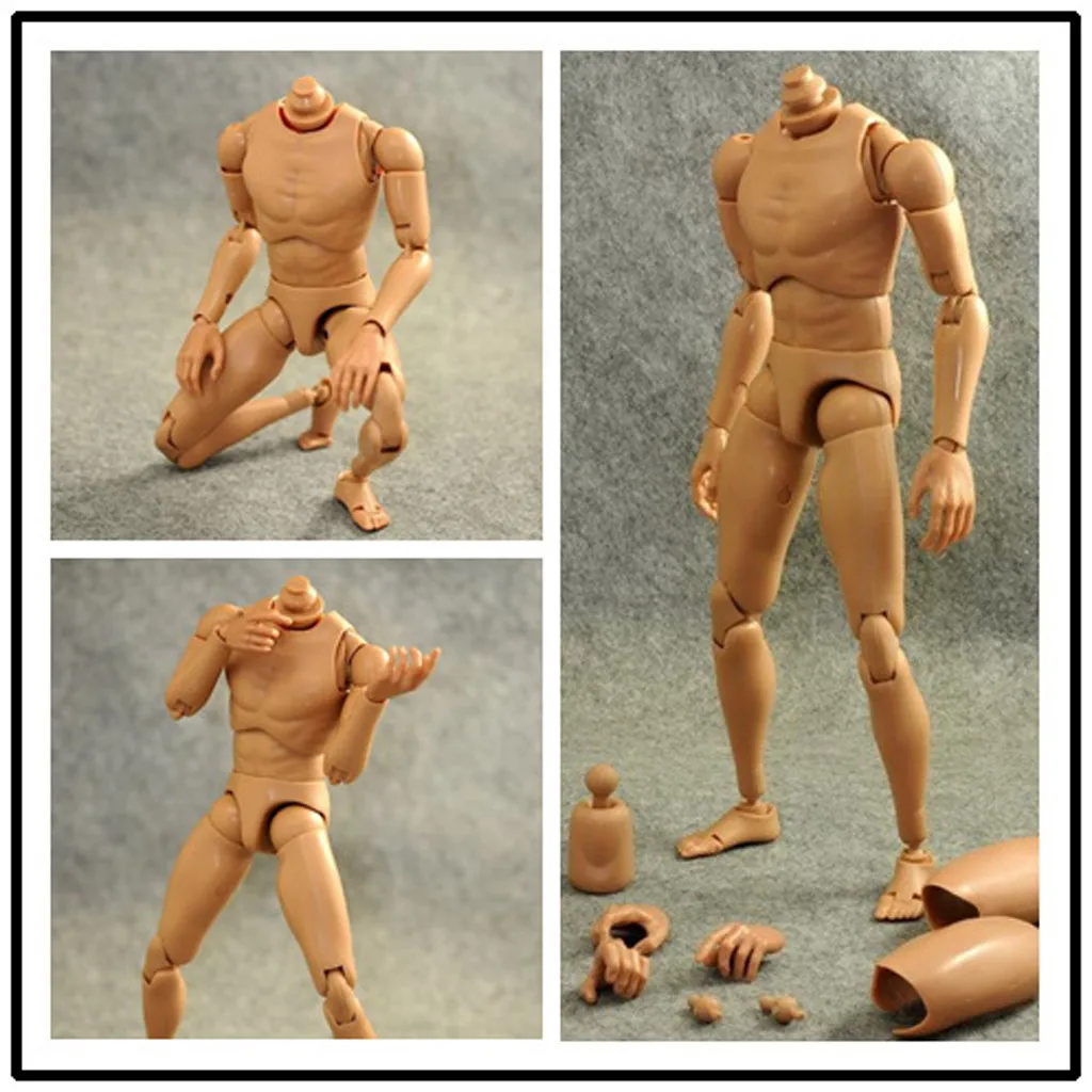 

Statue sculpture home deco1/6 Male Figure Body Narrow Shoulder Ver 4.0 For Hot Toy Baby Doll Toys New year gift droshipping