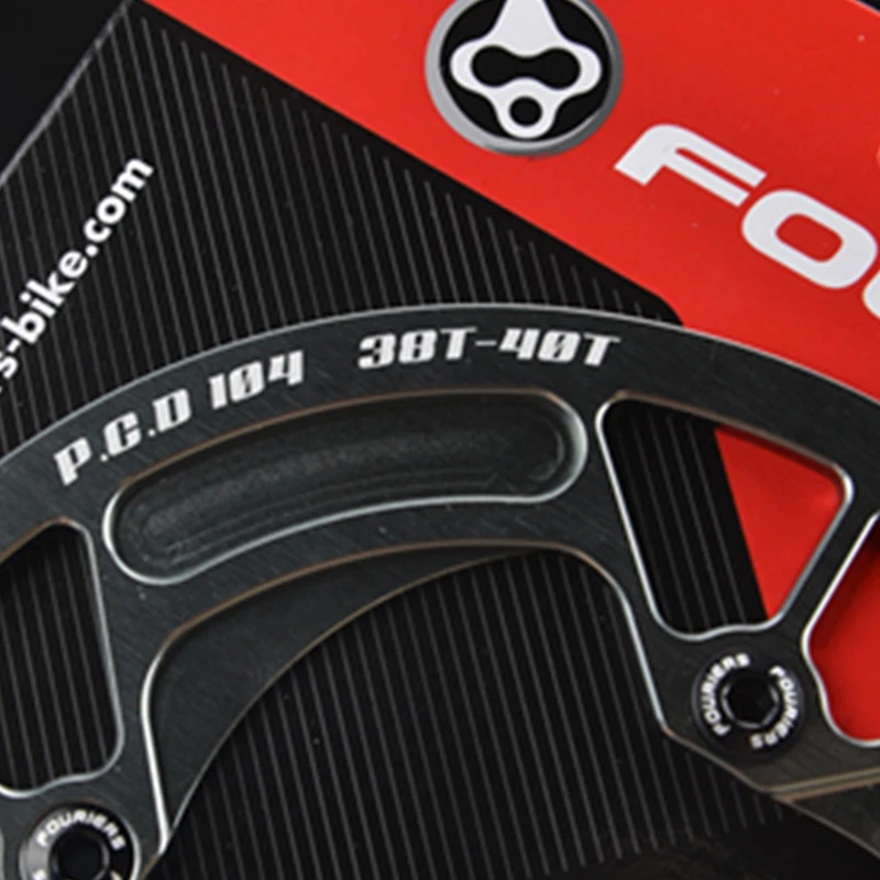 Clearance Fouriers MTB Guard Protect 30-40T PCD104mm Bike Crankset Full CNC Protection plate Bicycle Tooth Disk Bicycle Protection plate 1