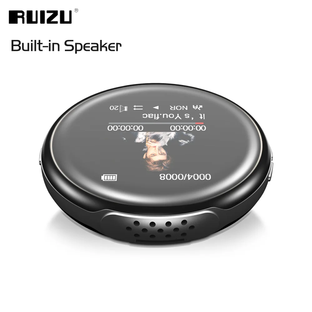 Спортивный MP3 плеер RUIZU M1 с Bluetooth мини портативный аудио музыкальный 8 Гб со