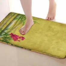 Бамбук Стиль Ванная комната Коврики, забавные Нескользящие Для ванной Коврики, Занавески для душа Интимные аксессуары, Коврики Чинг вашей душе Шторы