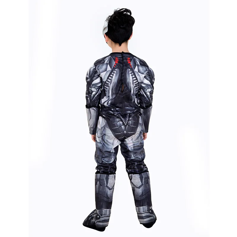 2019 обувь для мальчиков Лига Справедливости Deluxe киборг костюм на день рождения