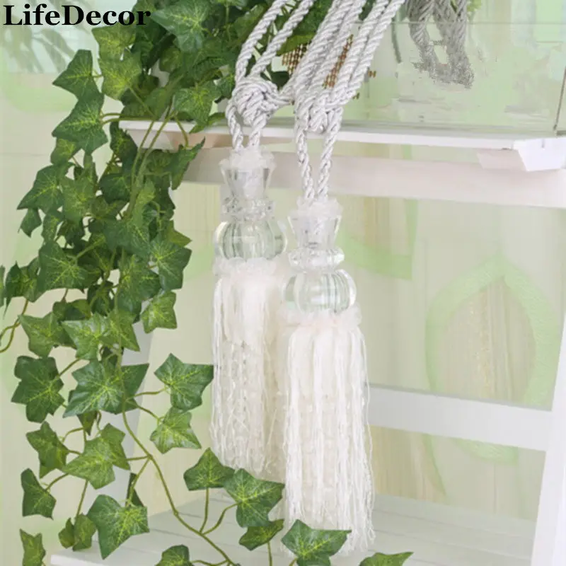 New Modern Real Multi Home Decor Curtain Accessories Crystal Hanging