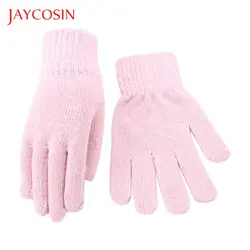 JAYCOSIN пять пальцев Утепленные перчатки Зимние перчатки женские перчатки Новое поступление 2019 трикотажные чистый 100% Cutton перчатки цвет