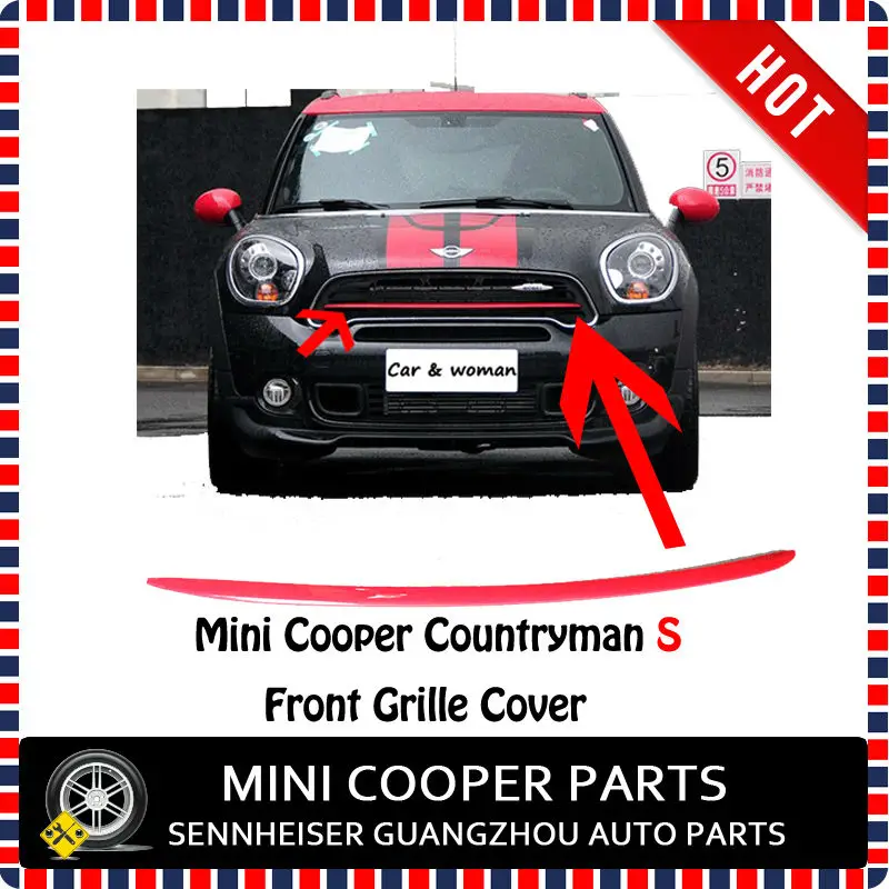 Mini Cooper S Red Grille Cover