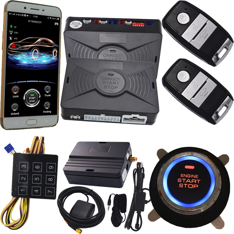 Top cardot NEW 2G app gps gsm car alarm system passive keyless entry remote start stop auto alarm 0 Top cardot NEW 2G app gps gsm car alarm system passive keyless entry remote start stop auto alarm 0