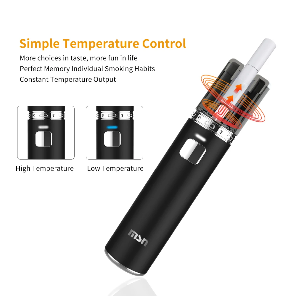 New 2019 E Cig 100% Original MSN M50 HNB ICOS Heat Not Burn Electronic Cigarette Kit Compatibility With iQOS Popular in Japan New 2019 E Cig 100% Original MSN M50 HNB ICOS Heat Not Burn Electronic Cigarette Kit Compatibility With iQOS Popular in Japan