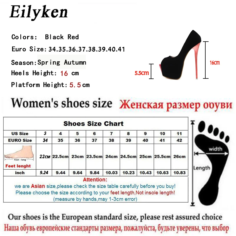 Женские дизайнерские туфли лодочки Eilyken с открытым носком на платформе и шпильке