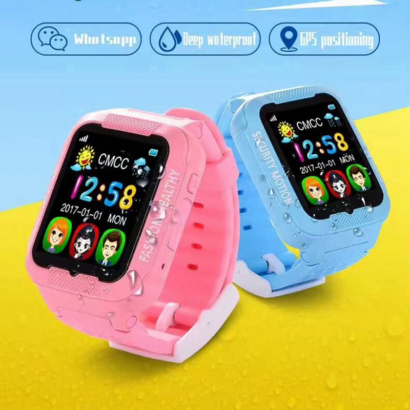

2018 Waterproof Kids K3 children Smart Watch GPS LBS AGPS Safe Anti-Lost Smartwatch with Camera SIM Call Location Device Tracker