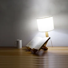 Декоративные настольные лампы настольная лампа led Гибкие E27 AC90-260V стол светлого дерева 2 фута вилки