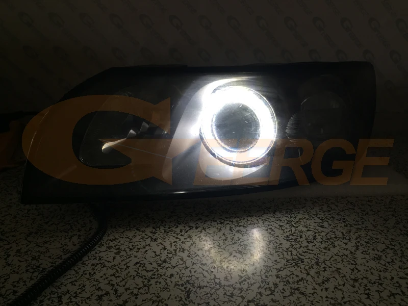 Для Volvo C70 2006 2007 2008 2009 smd led Ангельские глазки комплект дневной свет отлично Ультра яркое освещение DRL