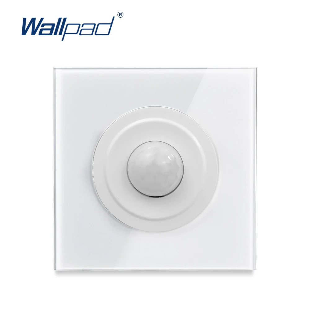 

Wallpad 2019 New Arrival Motion Sensor Switch Wall Light Switch Crystal Glass Panel 220V 100W