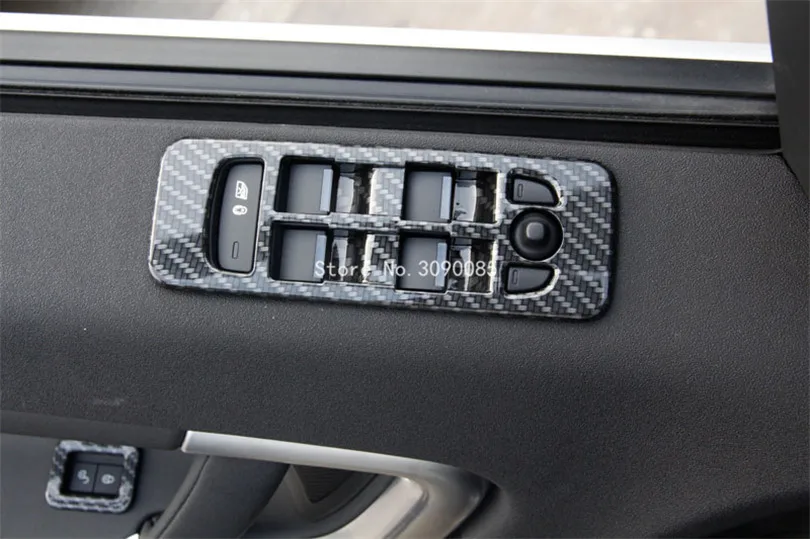 For-Land-Rover-Discovery-Sport-2015-2016-2017-ABS-Carbon-Fiber-Window-Lift-Switch-Button-Cover (2)