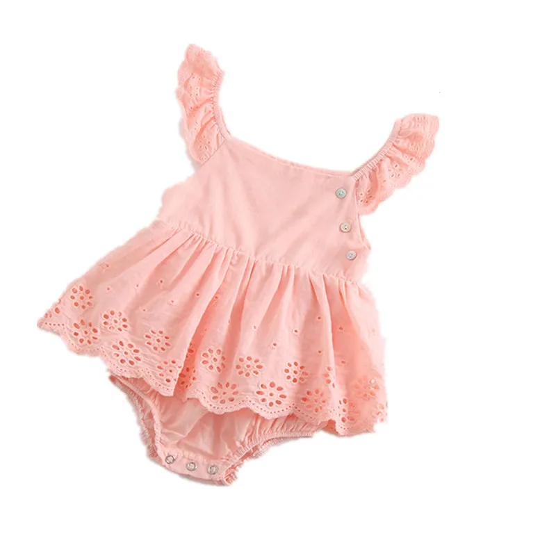 Baby Lace Rompers Newborn White Child Photography Lace Pure Cotton