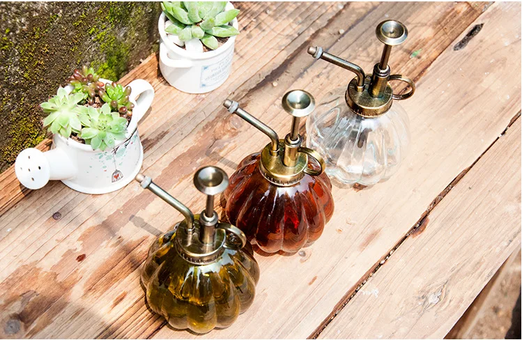 Креативные декоративные бутылки из стекла Zakka в виде тыквы, античный полив, цветок, цветной прессованный горшок, реквизит для фотосессии, домашние декоративные поделки