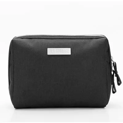 Новая модная женская сумка для туалетных принадлежностей за рубежом, косметичка на молнии для путешествий - Цвет: black