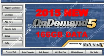 

100% ture 2015 new version Mitchell OnDemand 5 166GB DATA +750GB HDD(Mobile Hard Disc)+Crack