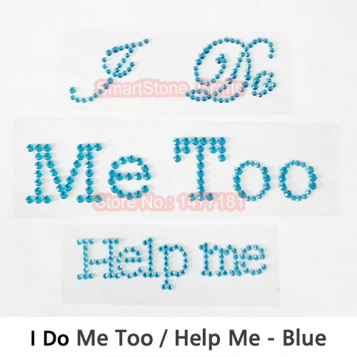 Свадебные забавные наклейки «Help Me I Do Me Too Hearts», самоклеющиеся стразы, свадебные наклейки для обуви, реквизит для фотосессии - Цвет: B008-B002