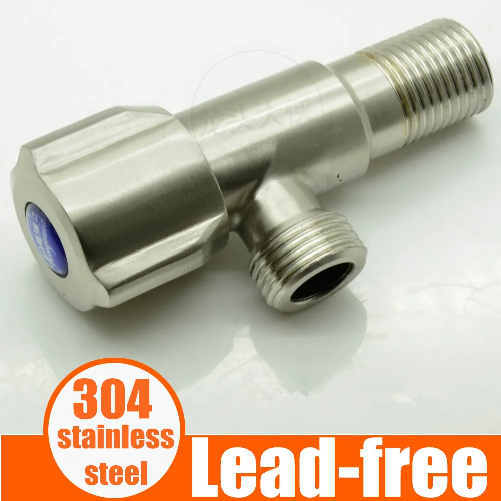 304 Stainless Steel Angle Valve Cold And Hot Water Control Valve Stop