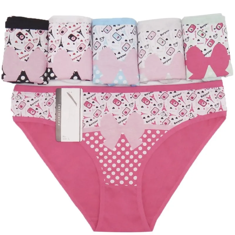 Women Low rise Underwear Girls Cheap Wholesale Girl Panties Cotton