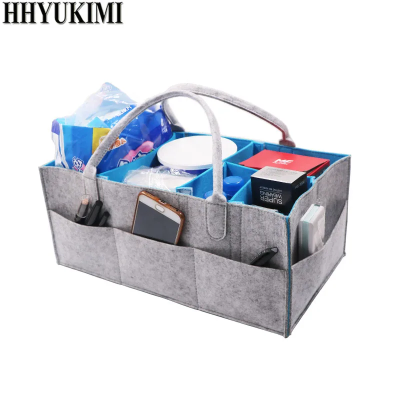 Buy Felt cloth Storage Bag,Foldable Baby Diaper Caddy