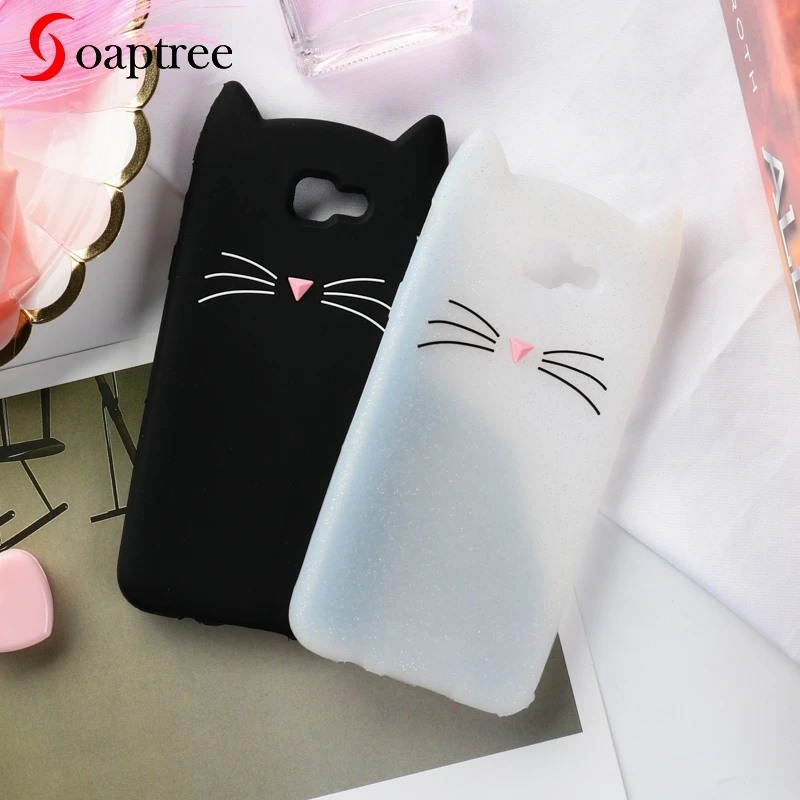 

Soaptree Cat Ear Case For Samsung Galaxy J7 Prime Cases Cute Soft TPU Cover Coque For Samsung J7 On Nxt On7 Prime Covers Bumper