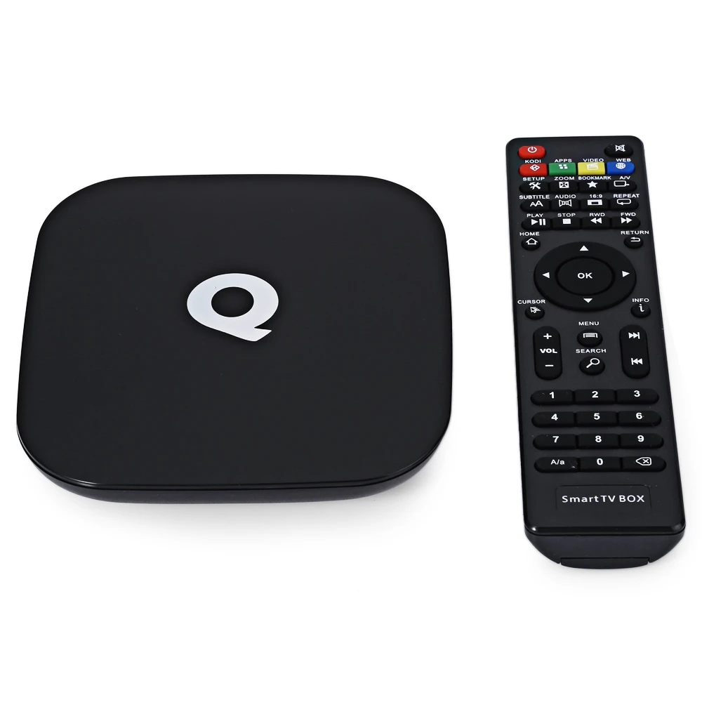 Sunvell Q-BOX TV Box 4K H.265 1000M Ethernet Android 5.1 Amlogic S905 Quad-core WiFi BT 4.0 HD 2.0 Google Streaming TV 