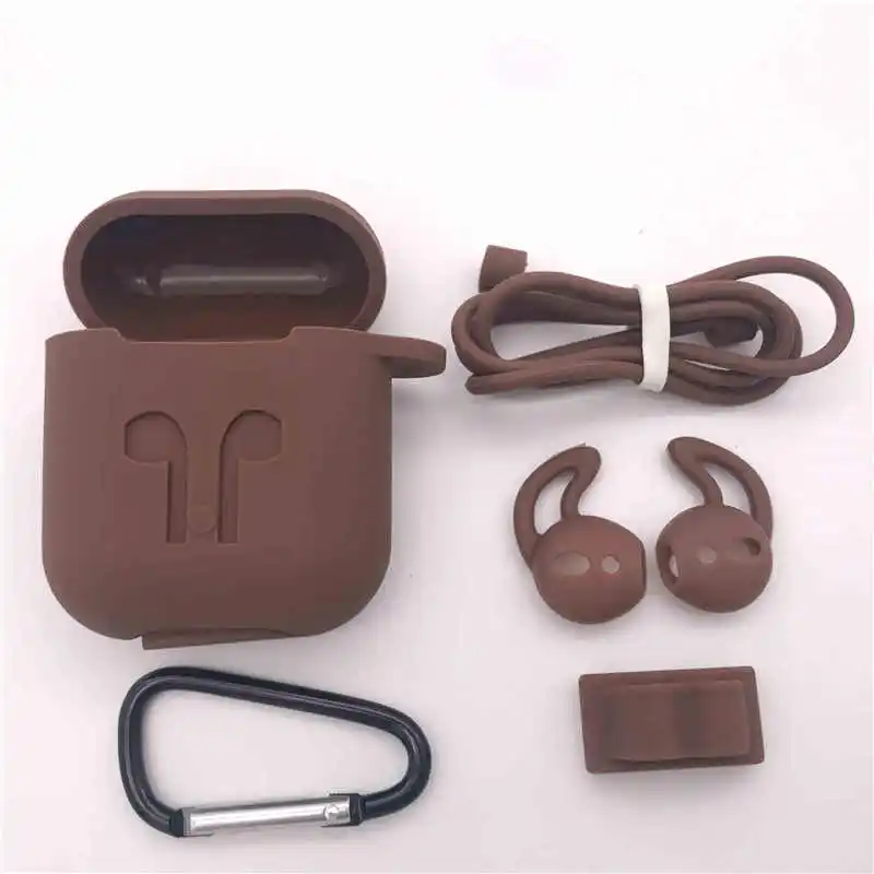 Мягкий силиконовый чехол CALETOP 5 в 1 для Airpods беспроводных наушников Airpod KD10 i10 V8 I12 TWS
