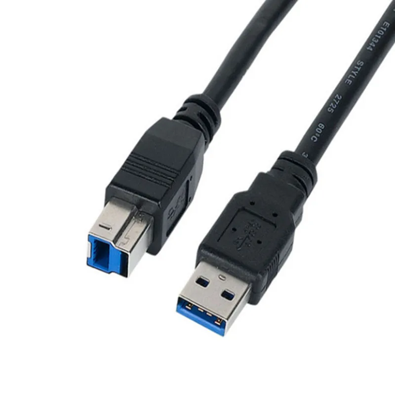 Супер Скоростной USB 3,0 кабель для принтера типа A Male to B Male AM to BM 5 Гбит/с кабели для печати Кабо для hp canon epson lexmark, Dell 1 м