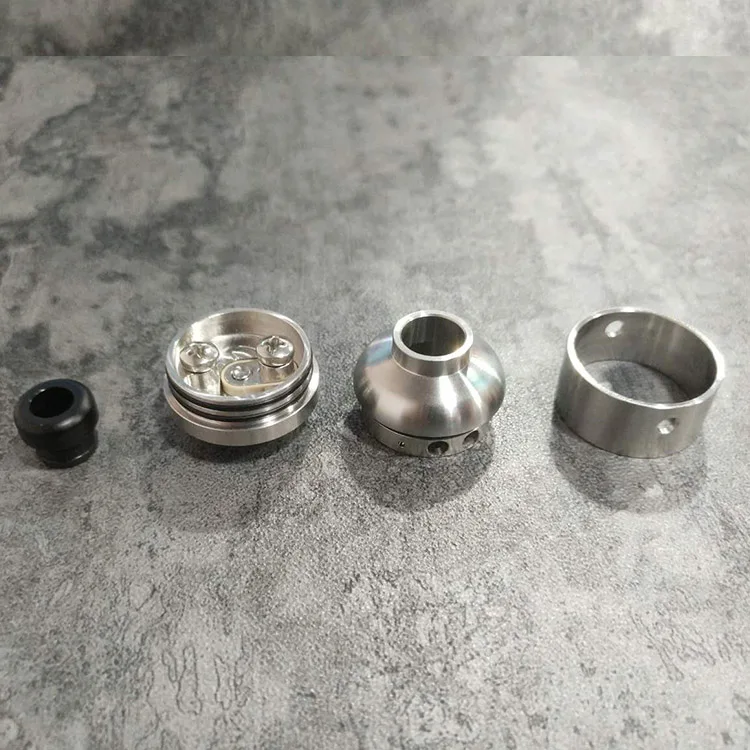 YFTK TIT ниппель V2 Styled squonk rda DIY 510 атомайзер серебро 22 мм bf одна катушка MTL vape