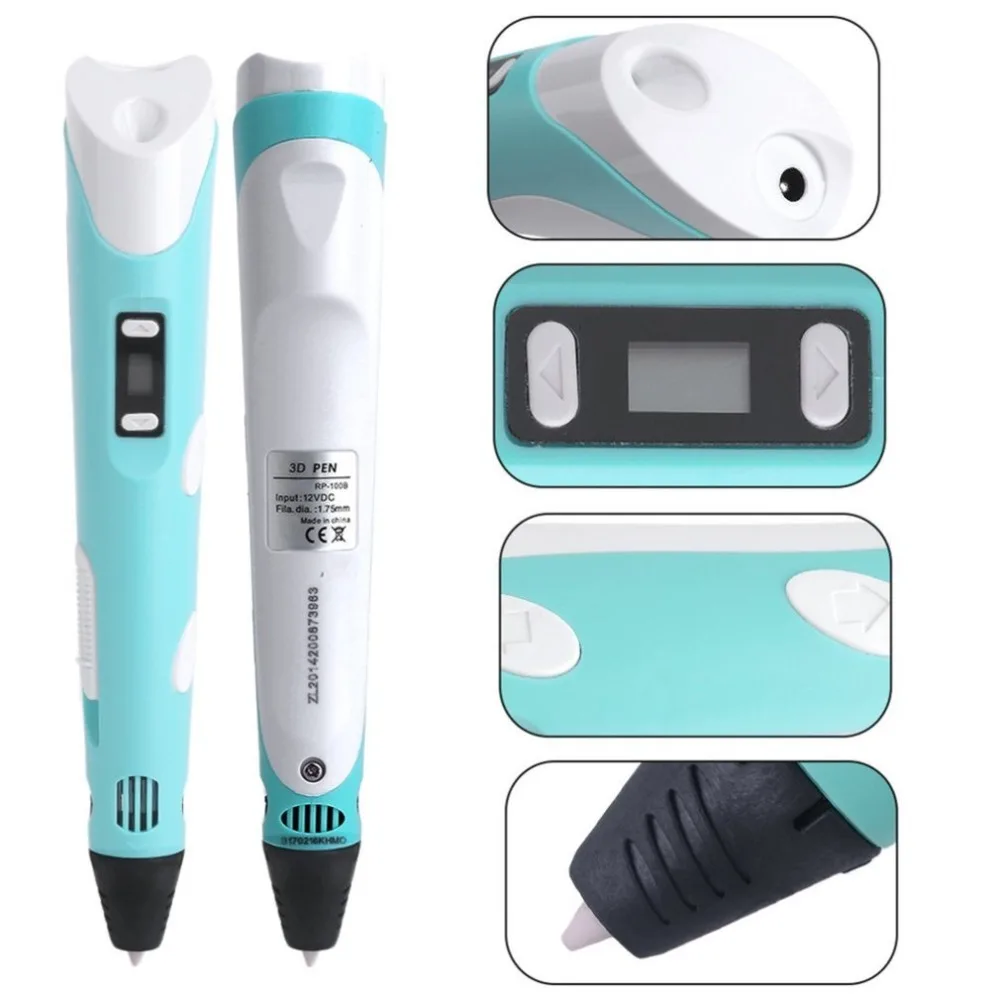 

Magic 3D Printer Pen Drawing 3D Writing Pen With 3 Colors PLA Filaments 3D Printing Pen for Kids Birthday Present