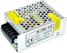 E4 12V 3A LED Strip Power supply 36W led 12v dc Switching power supply DC12V led adapter DC12V LED Lights Driver