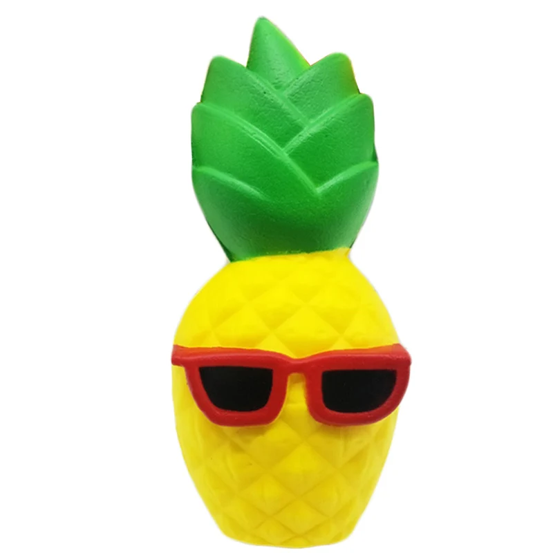 Ideal 2019 New Kawaii Sunglasses Pineapple Squishy Simulation Bread Slow Rising Creative Squeeze Toy Stre
