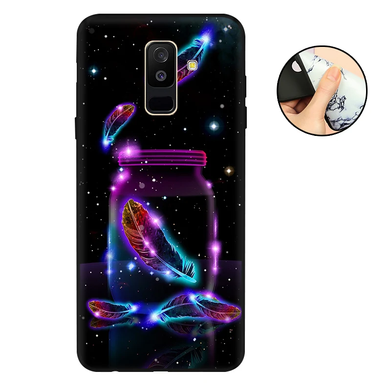 

CROWNPRO Matte Phone Case FOR Samsung Galaxy A6 2018 Case Silicone FOR Funda Samsung A6 2018 Cover Soft TPU Galaxy A6 Plus A6+