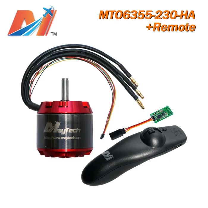 

Maytech 1pcs 6355 230KV longboard outrunner motor and 1pcs hand remote control 10% off (2 items)
