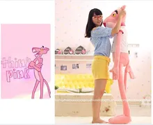 huge lovely toys very long pink leopard with white clothes stuffed toy doll birthday gift present about 180cm