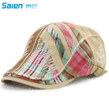 Мужские головные уборы Newsboy, хлопок, плоская оснастка, винтажный осенний ранний Зимний берет плюща, такби, плоские, для вождения, Охотничья шляпа