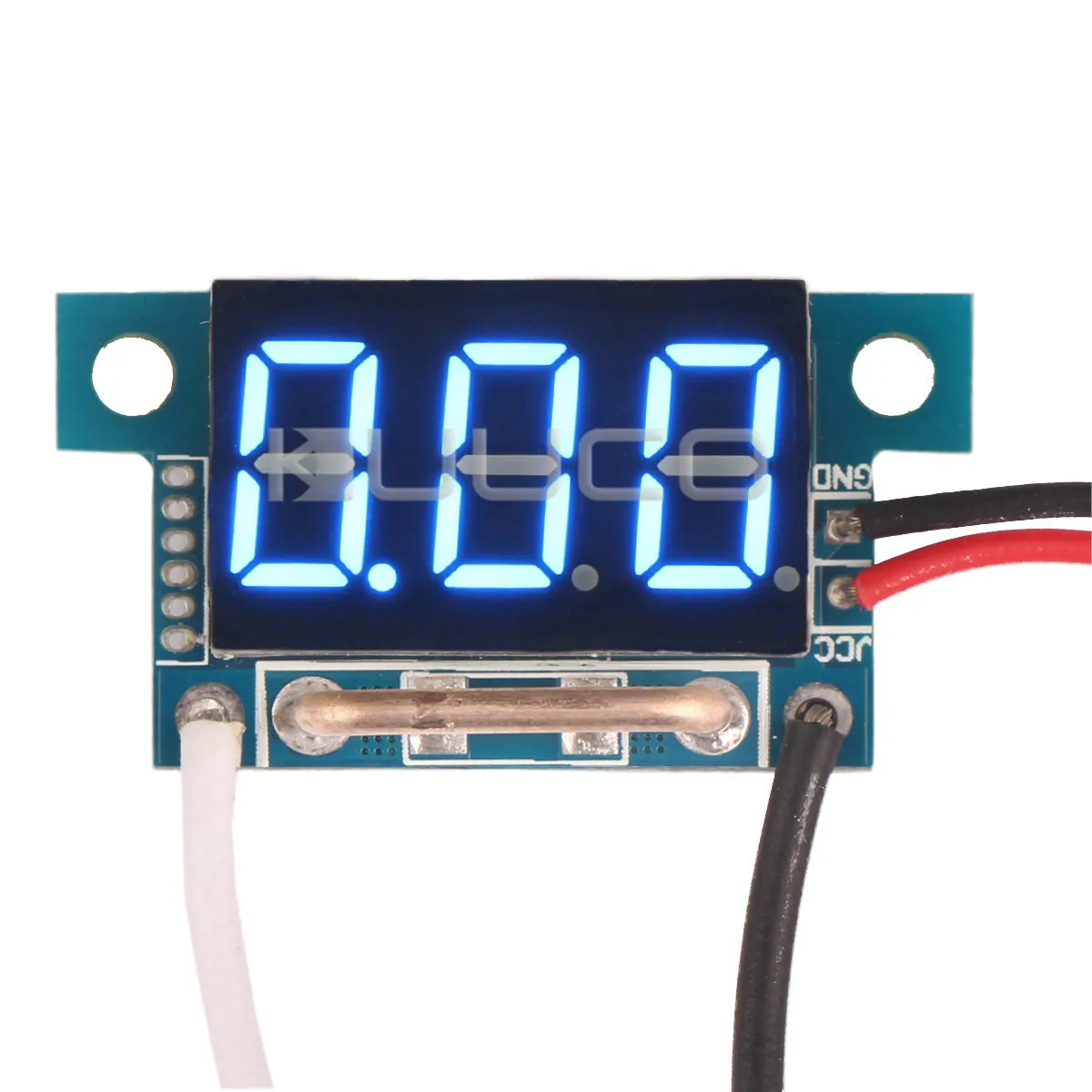 DC 0~10A Digital Ammeter 0.36" Blue LED Display Current Meter Ampere ...